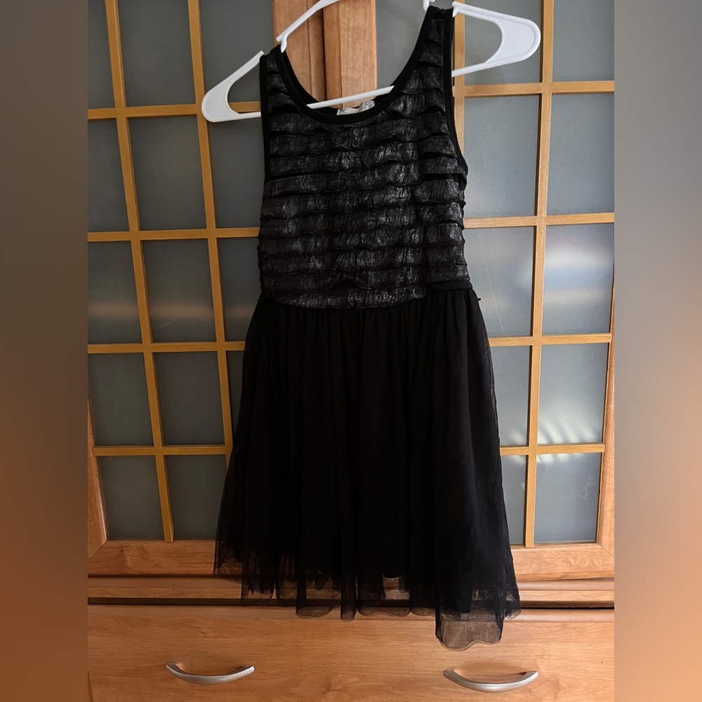 Black dress for a 10 year old girl.